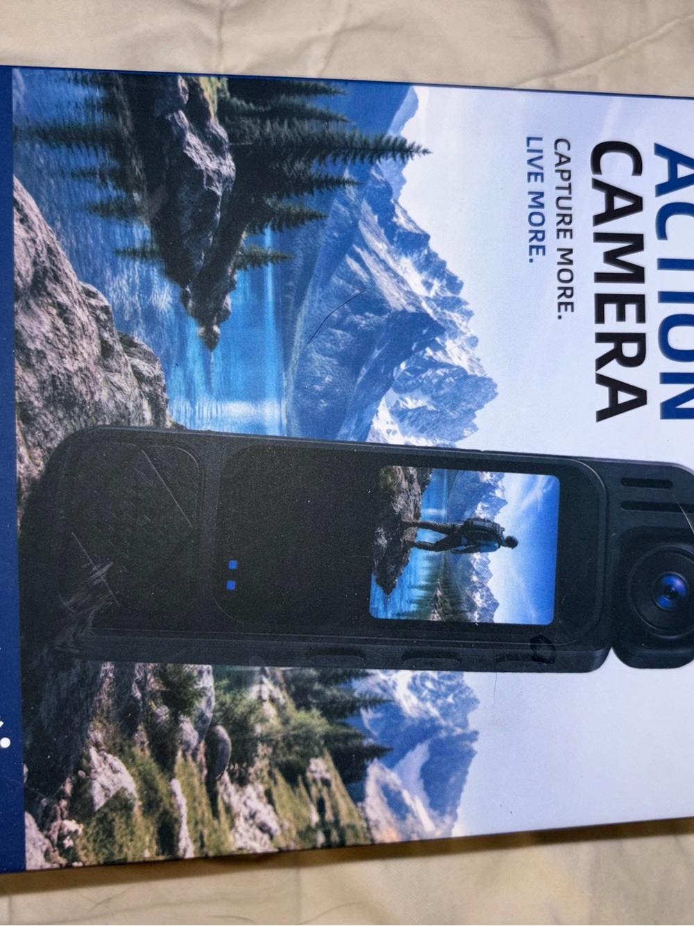 4K Ultra HD Action Camera w/Front Display, 360° Recording, WiFi